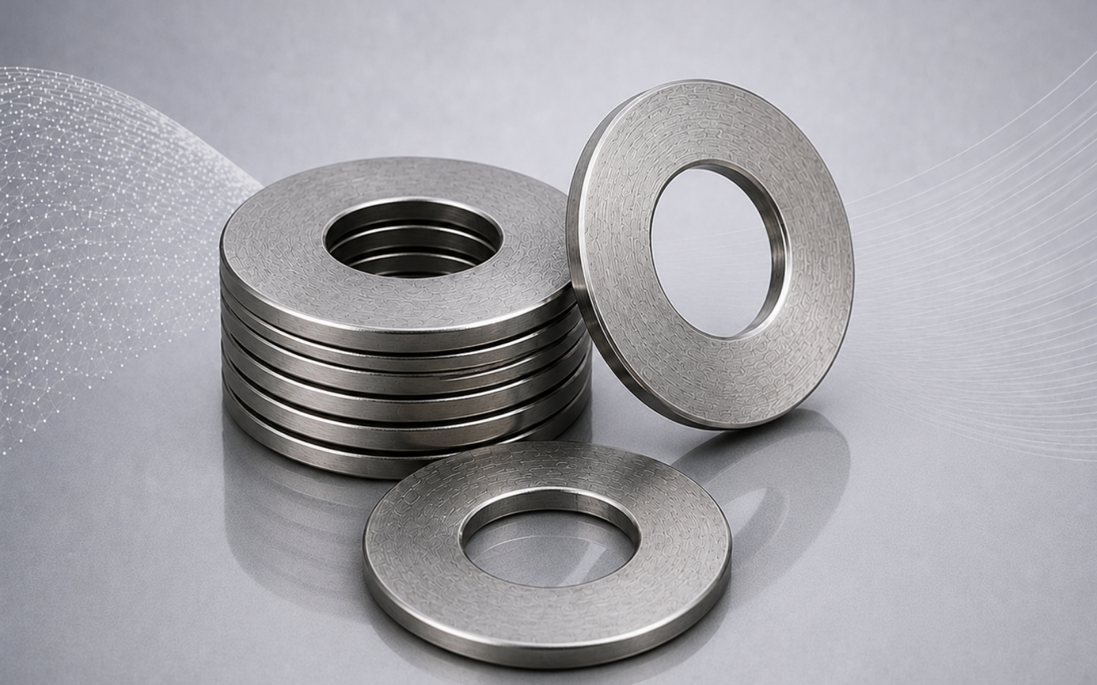 Industrial flat washers